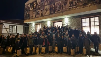 Fındıklı Belediyesi, yeni yılı kutlamak amacıyla ekipleriyle bir araya geldi.