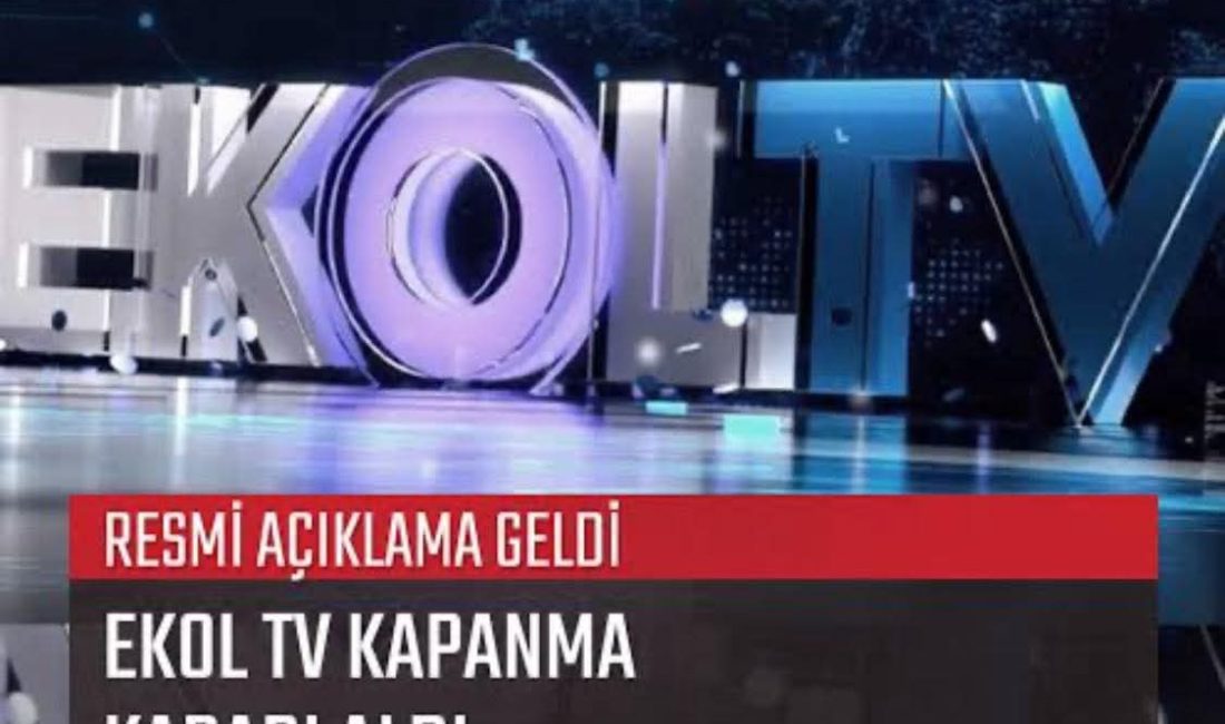 ADNAN ONAY &nbsp; EKOL TV’nin ani şekilde yayın hayatına son