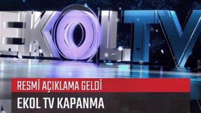 ADNAN ONAY &nbsp; EKOL TV’nin ani şekilde yayın hayatına son