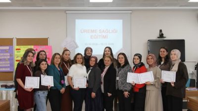 Rize İl Sağlık Müdürlüğünce sağlık çalışanlarına yönelik Üreme Sağlığı Eğitimi