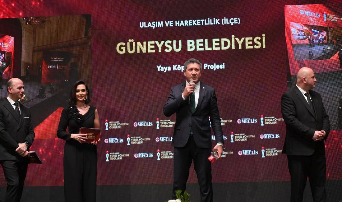 Güneysu Belediyesi, yol ve köprü yatırımlarıyla 2025’te ödüle layık görüldü;