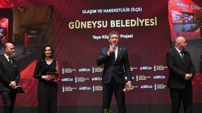 Güneysu Belediyesi, yol ve köprü yatırımlarıyla 2025’te ödüle layık görüldü;