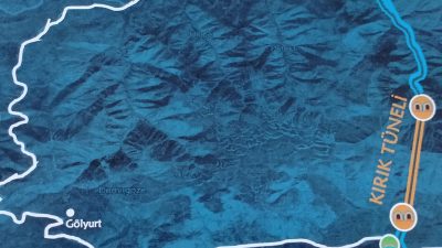 2015 YILINDA DELİNMEYE BAŞLANAN KIRIK TÜNELİNDE IŞIĞA 875 M. KALDI