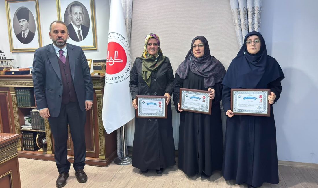 İSMET KÖSOĞLU RİZE-İl Müftülüğü çalışanlarından İl Vaizleri Şefahat Araboğlu ve