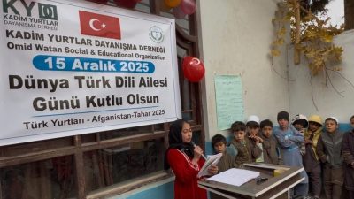 Kadim Yurtlar Dayanışma Derneği tarafından Anayurt Güney Afganistan Tahar’da yapılan