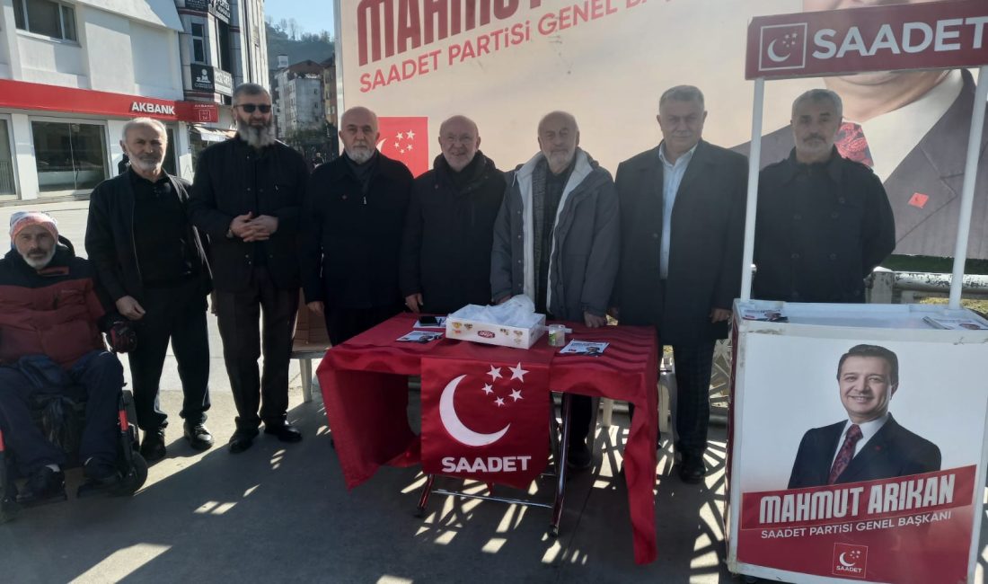 Saadet Partisi Ardeşen İlçe Teşkilatı, saha çalışmalarını düzenli ve sürekli