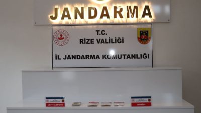 Rize İl Jandarma Komutanlığ suç ve suçlularla mücadelesine kararlılıkla devam