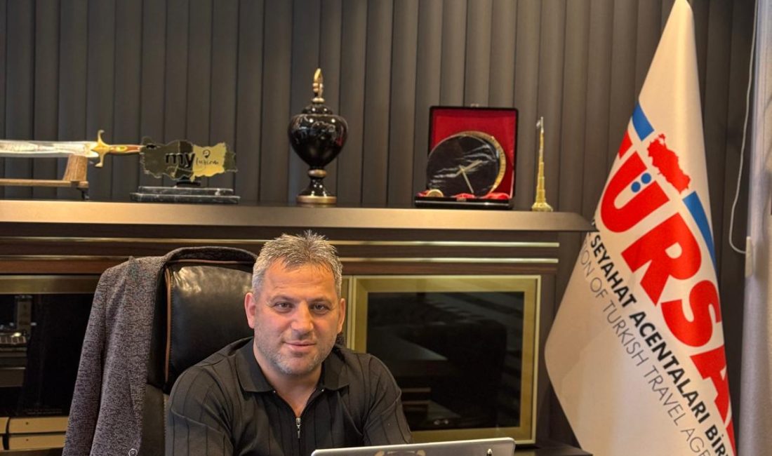 TÜRSAB doğu Karadeniz bölge (BTK) başkan yardımcısı olan İbrahim Değirmenci’nin,