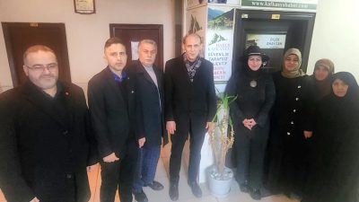 Saadet Partisi Rize İl Başkanı Av. Muhammet Kaçar ve yönetim,i