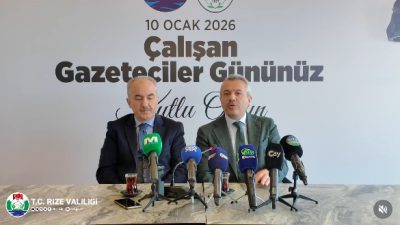 Rize  Valisi İhsan Selim Baydaş ve Belediye Başkanı Rahmi