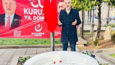 Büyük Birlik Partisi (BBP), kuruluş yıldönümü dolayısıyla Ankara’da anlamlı bir