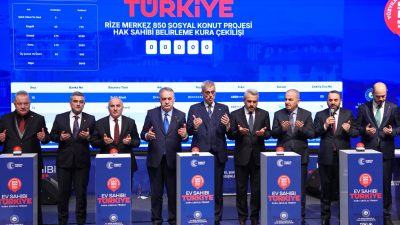 Cumhuriyet tarihinin en büyük sosyal konut hamlelerinden biri olan “Ev