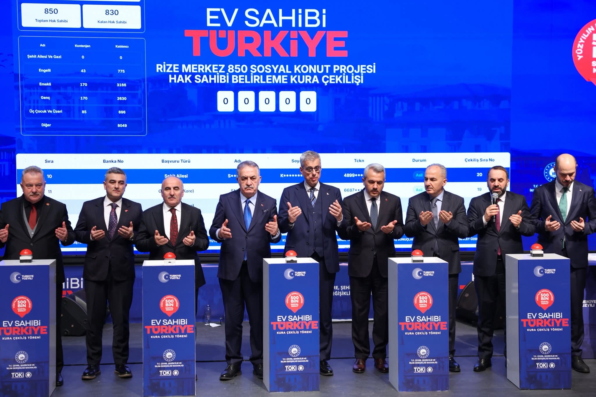 Cumhuriyet tarihinin en büyük sosyal konut hamlelerinden biri olan “Ev