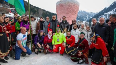 Beyazın ve eğlencenin buluştuğu Ayder Kar Festivali, Rize Valiliği ve