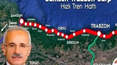 1. Fotoğrafta ortada Sarp-Samsun diye hiçbir şey yok. Londra-Pekin arası