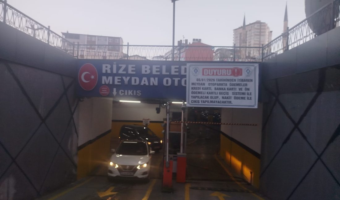 Rize Belediyesi, otopark hizmetlerinde yeni bir uygulamayı hayata geçiriyor. Yapılan