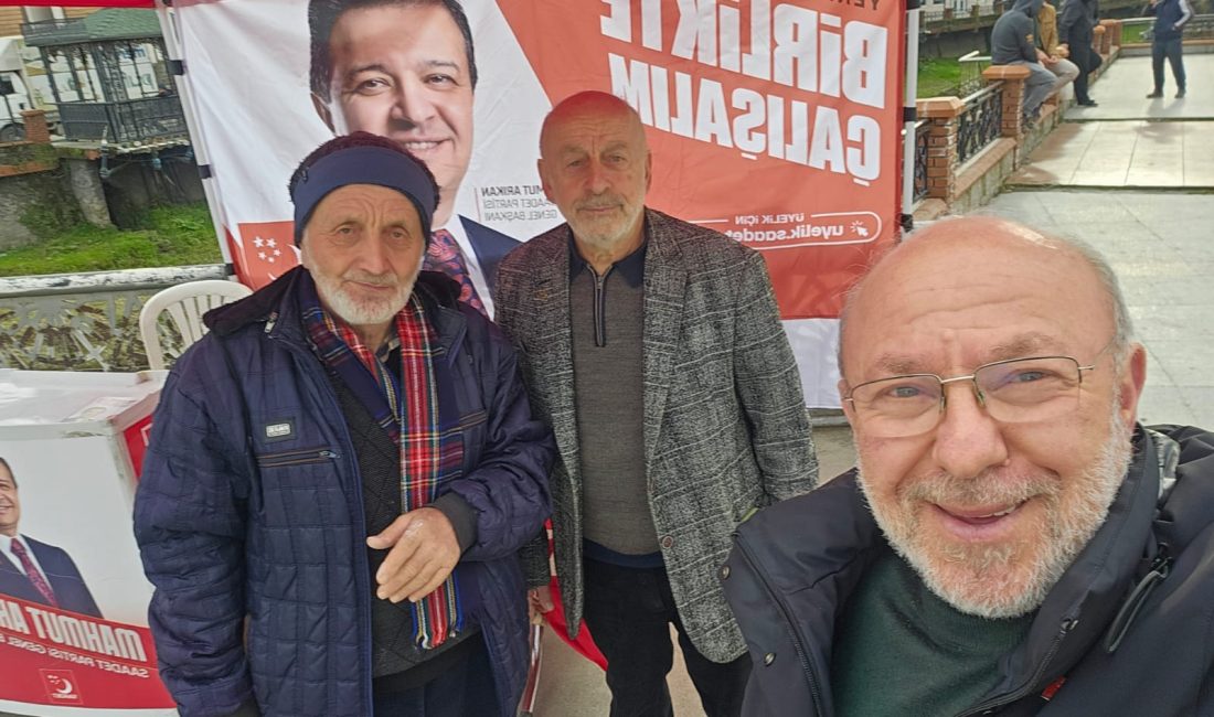 Saadet Partisi Ardeşen İlçe Başkanı Şahin Ali Döne, 6 Ocak
