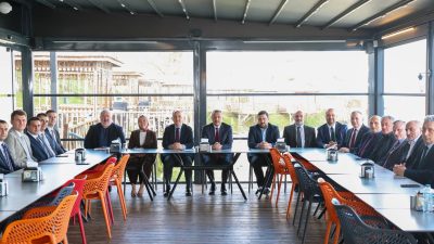 Rize Valisi İhsan Selim Baydaş, kaymakamlar ve belediye başkanlarının katılımıyla