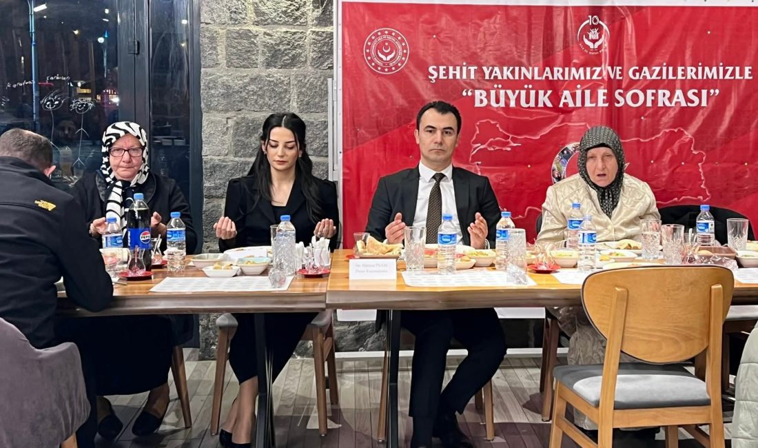 Cumhurbaşkanlığı himayelerinde, Aile ve Sosyal Hizmetler Bakanlığının koordinesinde “Şehit Yakınlarımız