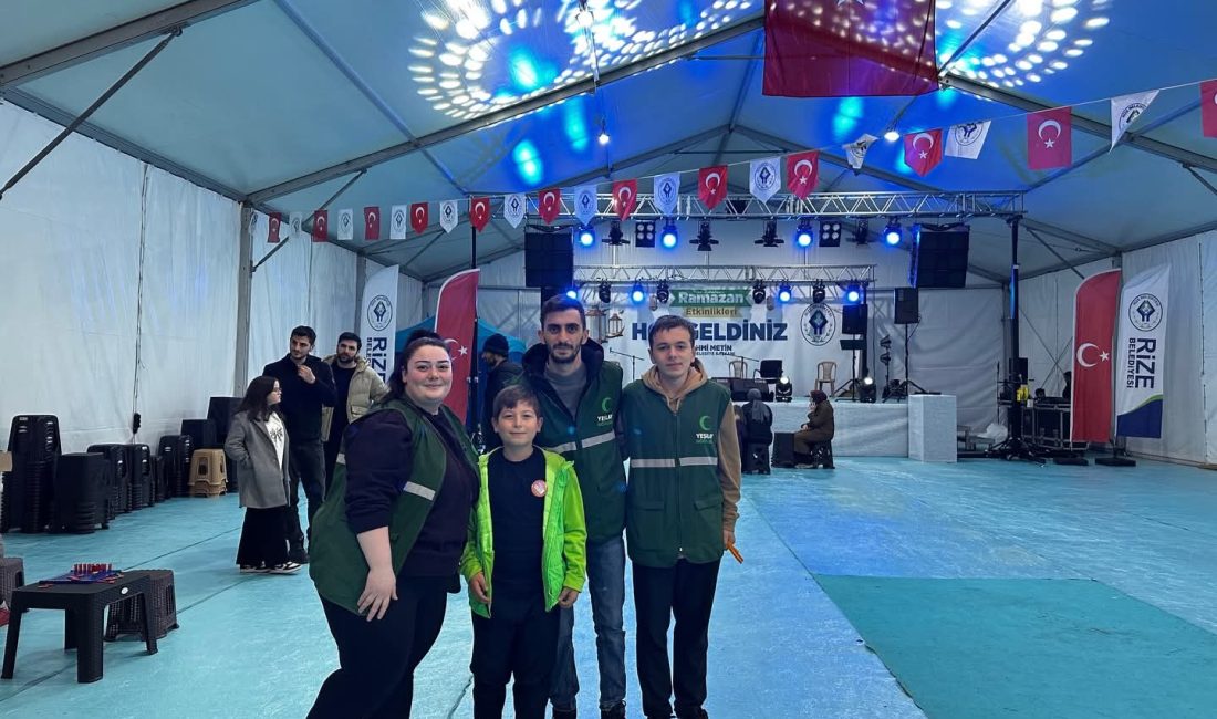 Yeşilay İl Başkanlığı , Rize Belediyesi tarafından düzenlenen Ramazan etkinliklerine