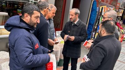 Saadet Partisi  Rize Merkez İlçe Başkanı Mustafa Kalender ve