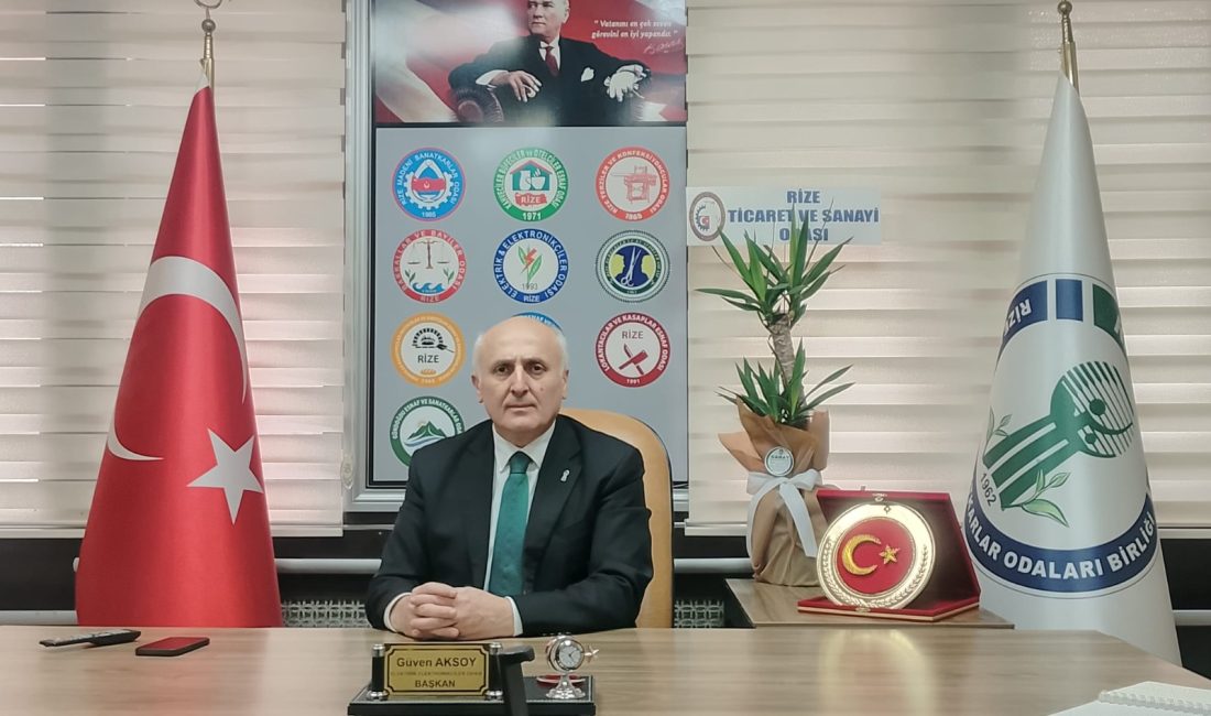 Rize Esnaf Odaları Birliği Başkanı Güven Aksoy, Rize–Artvin Havalimanı’ndaki uçuş