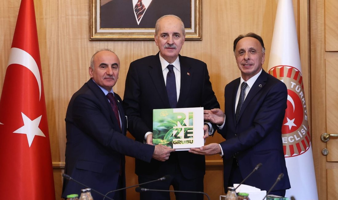 Türkiye Büyük Millet Meclisi Başkanı Prof.Dr.Numan Kurtulmuş Rize Grubu Heyetini