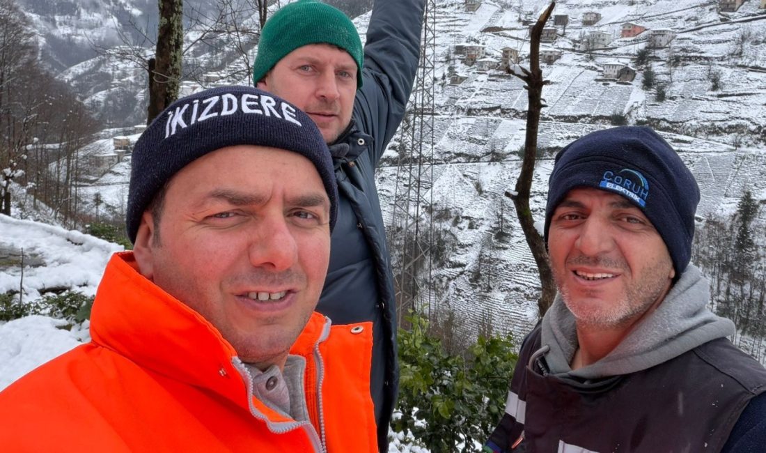 İKİZDERE ÇORUH ENERJİ ÇALIŞANLARI KARANLIK DEĞİL AYDINLIK İÇİN ÇALIŞIYOR