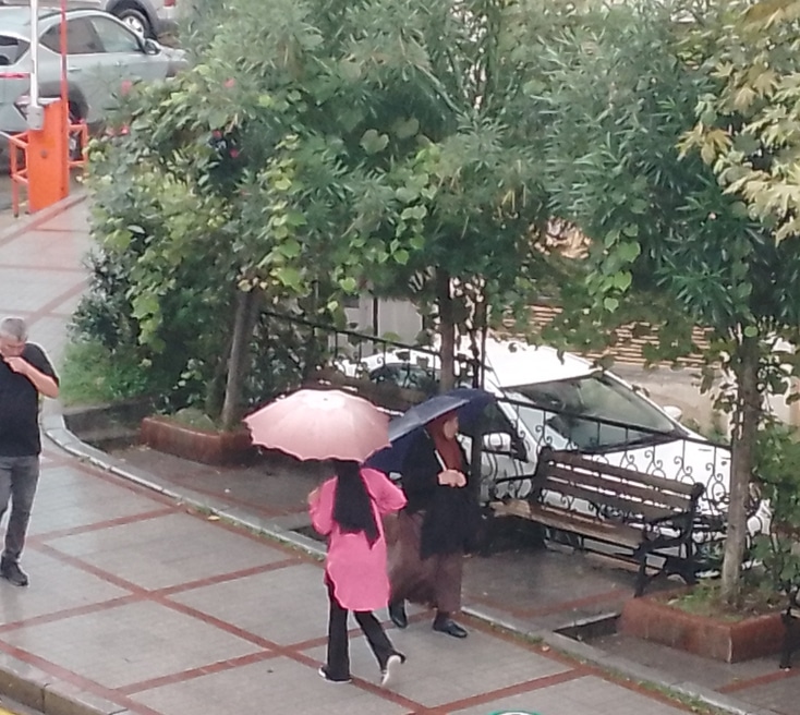 Rize'de beklenen sağanak ve fırtına nedeniyle meteorolojik uyarı yapıldı. Yağışların