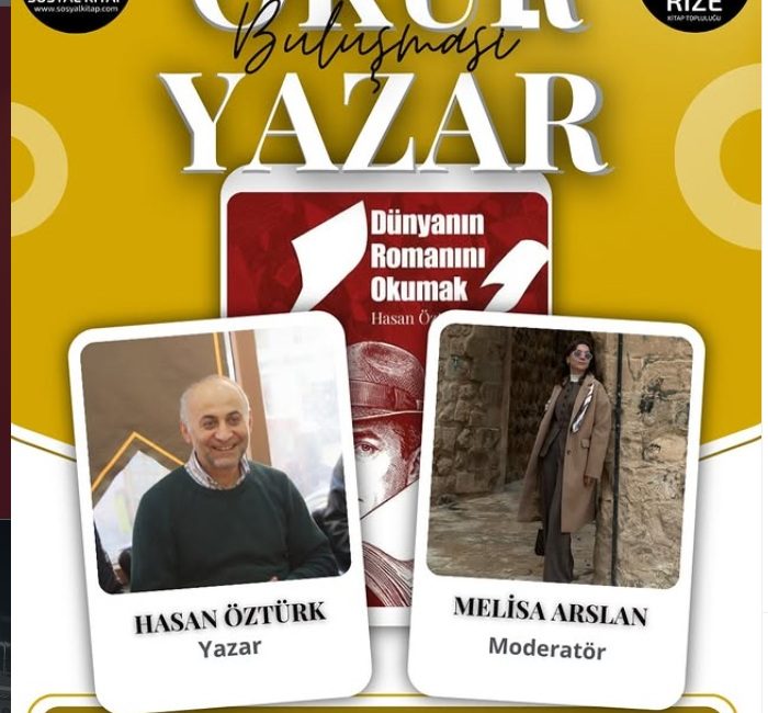 Sosyal Kitap Rize Okuma Grubu tarafından düzenlenen Yazar–Okur Buluşması kapsamında,