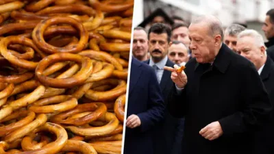 Cumhurbaşkanı Erdoğan, Ramazan Bayramı'nda Rize'de simit ikram ederek Rize simidini