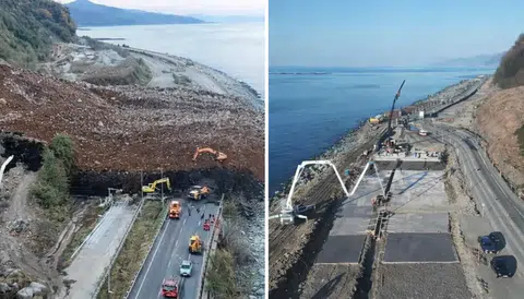 Artvin’in Arhavi ilçesinde 2024 yılında 4 kişinin hayatını kaybettiği heyelan