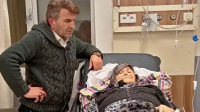 Rize’nin Güneysu ilçesinde yaşayan 80 yaşındaki yatalak hasta Rize’nin Güneysu