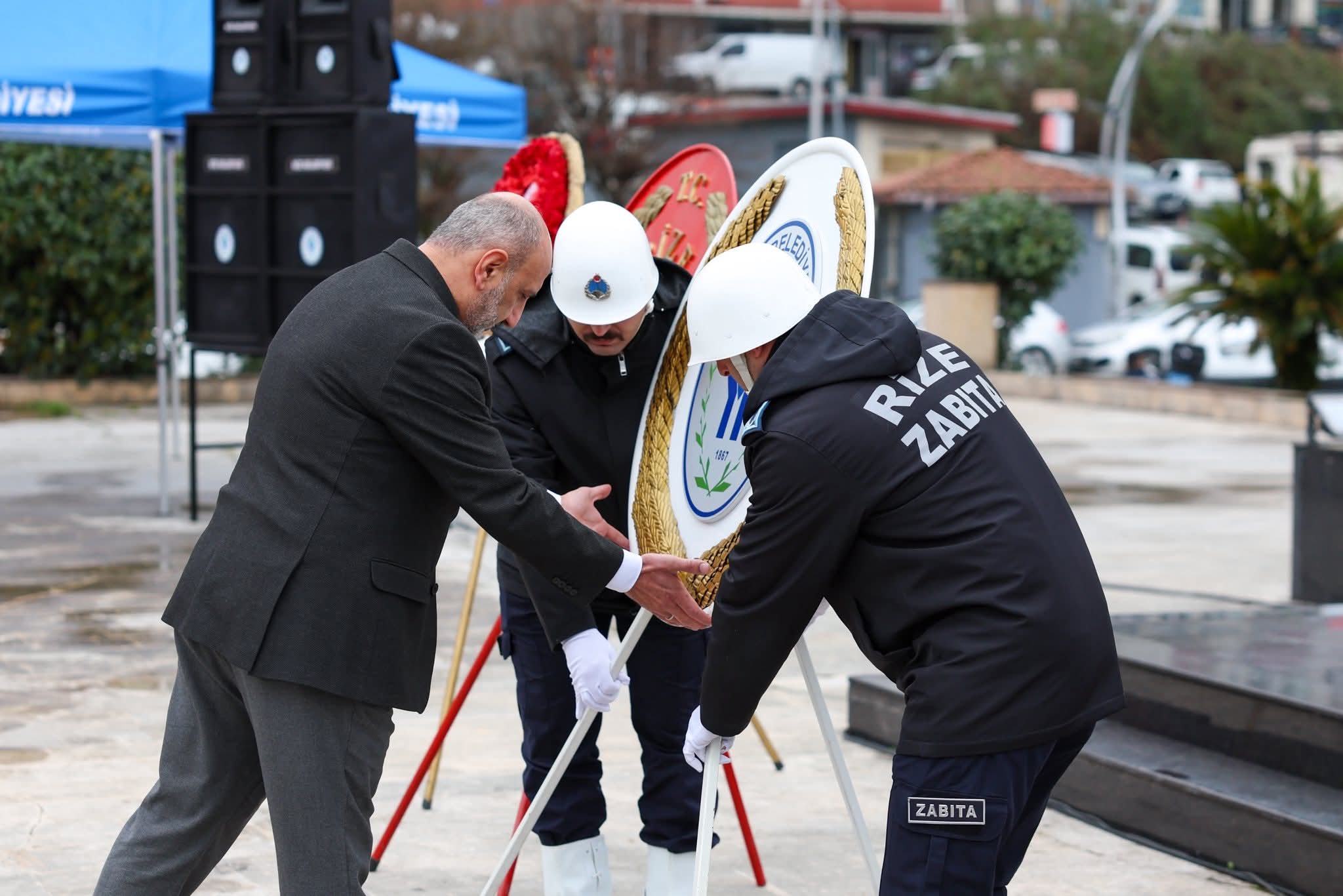 Rize’nin düşman işgalinden kurtuluşunun 108. yıl dönümü, düzenlenen etkinliklerle kutlandı.