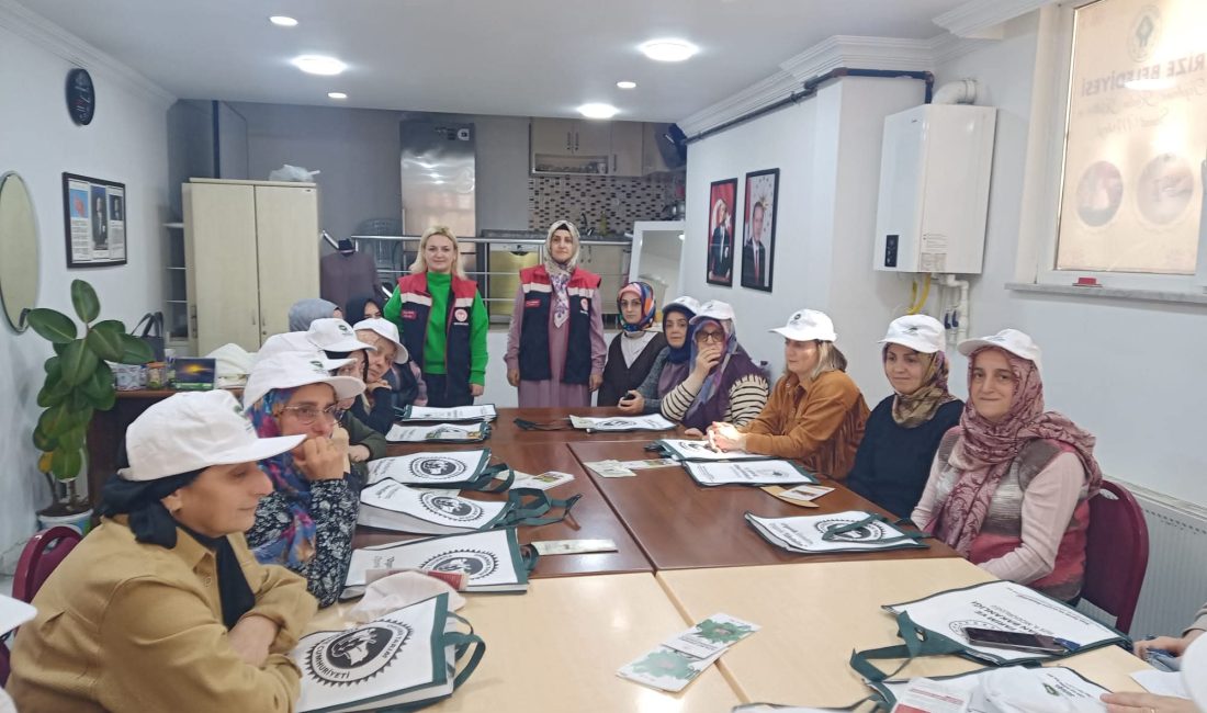 Rize Belediyesi bünyesinde faaliyet gösteren Kadın Koordinasyon Merkezlerinde eğitim alan