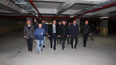 İSMET KÖSOĞLU Vali İhsan Selim Baydaş, çalışmaları tamamlanan İkizdere Futbol
