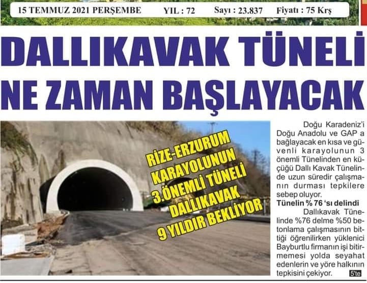 14 YIL OLDU DALLIKAVAK GEÇİT VERMEDİ