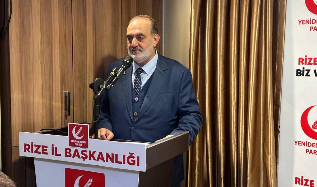 YENİDEN REFAH PARTİSİ RİZE İL BAŞKANLIĞI AYLIK İL DİVAN TOPLANTISINI