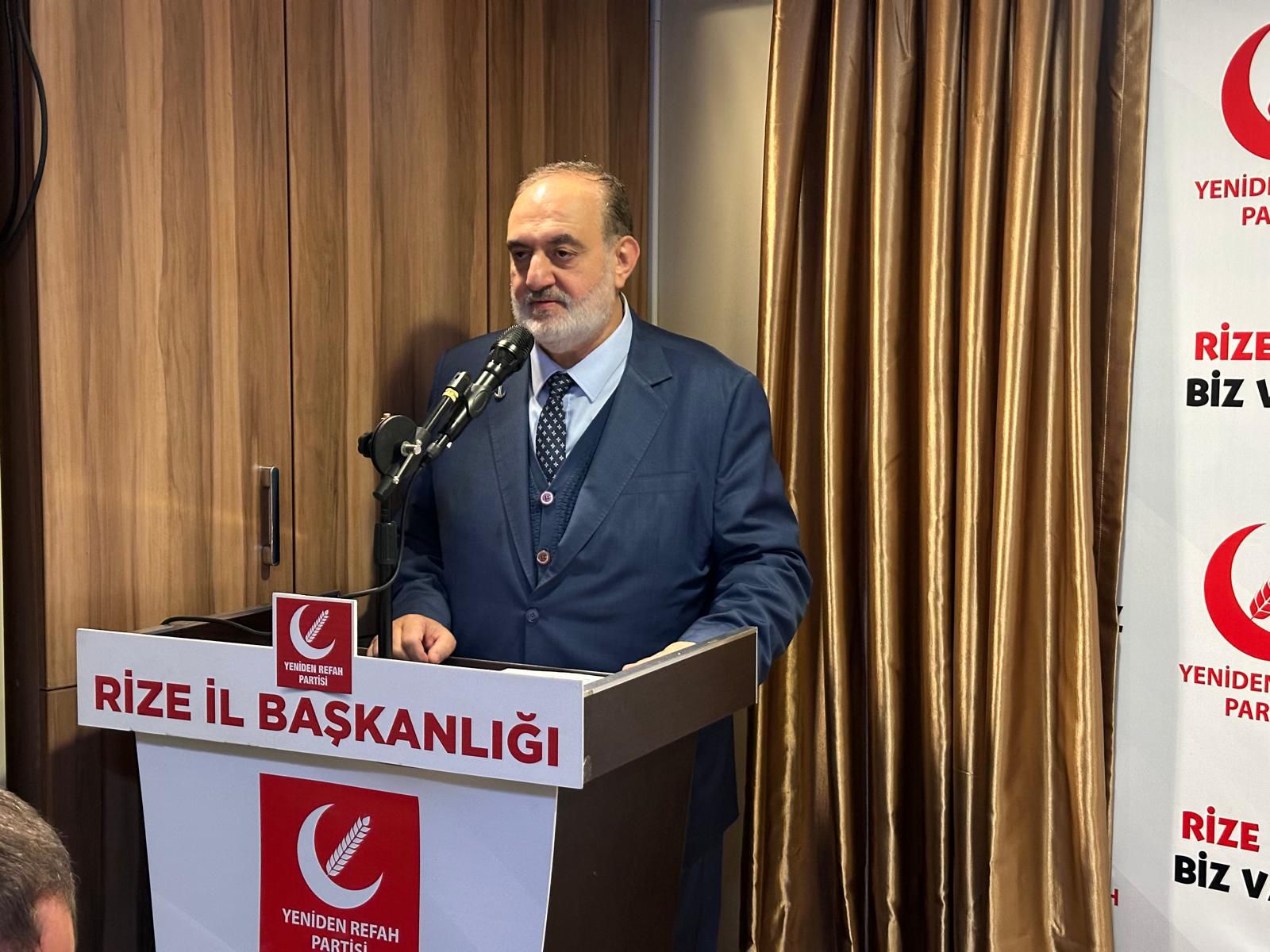 YENİDEN REFAH PARTİSİ RİZE İL BAŞKANLIĞI AYLIK İL DİVAN TOPLANTISINI