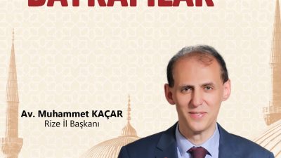 Muhammet Kaçar, Ramazan Bayramı dolayısıyla yayımladığı mesajda birlik, kardeşlik ve