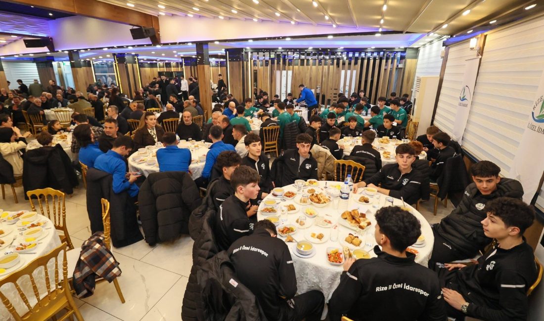 Rize İl Genel Meclisi Başkanlığının HARVEL Salonunda gerçekleşen geleneksel iftar