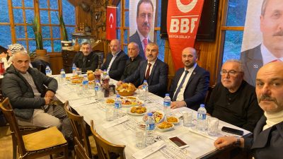 Büyük Birlik Partisi Rize İl Başkanlığı tarafından düzenlenen iftar programında