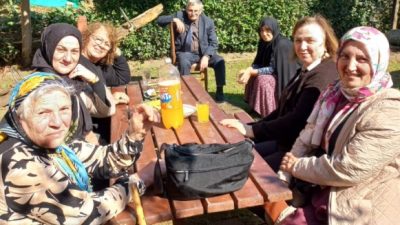 Cumhuriyet Halk Partisi Rize İl Kadın Kolları Başkanı Berrin Piyadeoğlu,