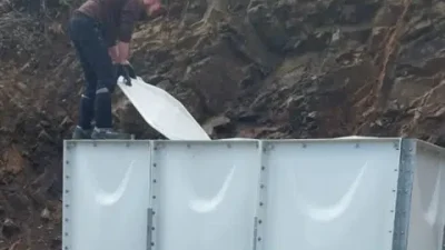 İkizdere Güneyce Köyünün Köprübaşı Mahallesinde bir süredir eksikliği çekilen içme