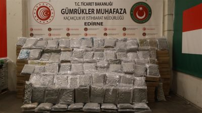 Gümrükler Muhafaza Genel Müdürlüğü ekipleri, bu yılın ilk 3 ayında