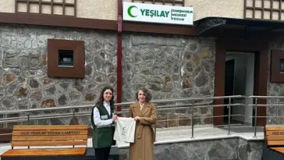 Rize Yeşilay İl Başkanlığı, TEMA Vakfı’ndan Arzu Cihan’ı ağırlayarak iş