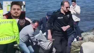 Rize'nin Güzelyalı Mahallesi'nde kayalık alanda bulunan erkek cesedin, Araklı'dan kayıp