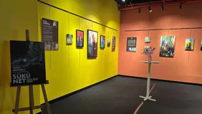 Dr. Gökçe Arifoğlu'nun “Sükûnet” adlı sergisi, Rize'de dijital kolaj ve