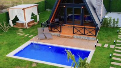 Adnan ONAY &nbsp; • Tarım arazilerine kaçak yapılan bungalov, konteyner