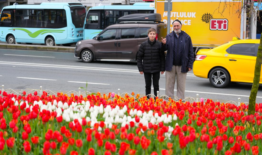 Rize’de baharın gelişiyle birlikte şehir genelinde lale güzelliği yaşanıyor. Rize